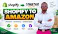 connect shopify to amazon and fix marketplace sync issues