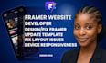 update framer website development framer website design fix framer developer