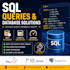 write sql queries, optimize database and analyze your data