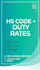 eight digit hs code and duty rates for bangladesh  imports