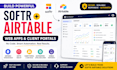 build softr airtable web app client portal crm automation