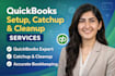 do quickbooks setup catchup cleanup services