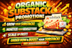 do organic substack promotion substack page link promotion to boost subscribers
