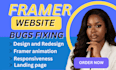 framer design website fix framer animation framer website framer website design