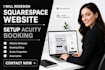 redesign design your squarespace site setup acuity scheduling