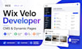 do wix velo code wix cms dynamic pages wix database wix customization