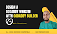 design and redesign godaddy website with godaddy builder