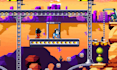 create pixel art background scene, pixel game art environment tileset