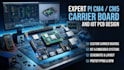 build raspberry pi cm4 cm5 io board, carrier board and schematic design