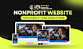 build nonprofit website, charity and donation website