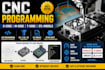 make cnc programs, g codes, m codes, t codes and stl models