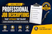 craft engaging job descriptions that attract top talent