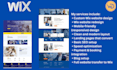 design and redesign a professional wix website