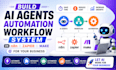 fix zaper, n8n, make ai agent automation workflow, ai chatbot, customer support
