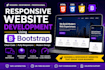 build a responsive bootstrap website