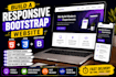 build a modern responsive frontend website