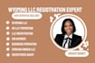 register wyoming llc, ein, annual report filing, dissolve llc, close ein