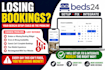 setup beds24, beds24 booking widget, fix beds24 issues, integrate with website