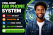 setup IVR phone system with twilio, ringcentral, voip and call routing
