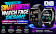 custom apple watch and wear os watch faces with interactive UI ,complications