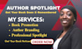 feature your book on author spotlight session for more visibility and promotion
