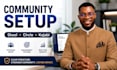 set up and optimize your skool circle or kajabi community for growth interaction