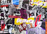 design a unique mixed media and collage poster