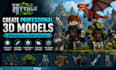 create custom hytale 3d models, voxel assets  characters