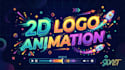 create 2d logo animation