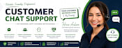 handle live chat support and customer service professionally