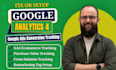setup google analytic 4, ga4 conversion tracking and ecommerce tracking