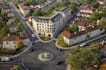 3d residential development,green rooftp terrace,aerial overview,site plan render