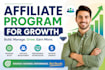 create and manage your affiliate program for growth