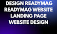 readymag readymag website landing page tilda website website design