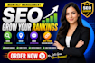 manage monthly SEO GEO optimization aeo off page backlink building
