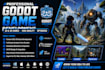 develop custom 2d and 3d games using godot engine