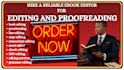 line edit and copy edit your fiction or nonfiction book