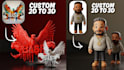 convert 2d image, logo, or photo to 3d model stl, obj, 3mf for 3d printing