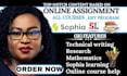 do sophia learning, online course help, studycom, straighterline, assigned tasks