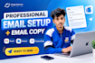 create professional email addresses and compose engaging email content