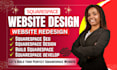 squarespace website design squarespace  website redesign squarespace website seo