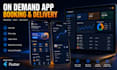 develop on demand app development, booking app, and delivery mobile apps