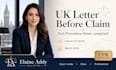 draft a cpr complaint UK letter before claim