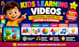 kids video animation learning videos