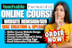 be your teachable website expert and teachable school setup online course upload