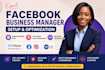 facebook business manager setup, social media, meta pixel tracking setup