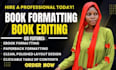 do book formatting for ebook amazon kpd, paperback formatting, kindle formatting