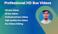 create professional bus videos