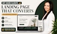 create a clean squarespace landing page that converts