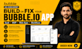 create your bubble io website, bubble app, saas, mvp